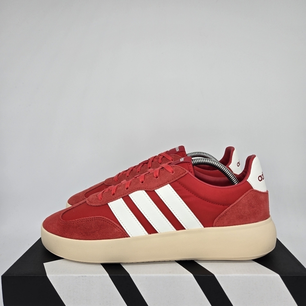 New adidas Barreda Decode Better Scarlet Off White Men's Shoes Size 11.5